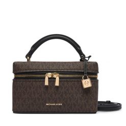 Torebka MICHAEL Michael Kors. Brązowe kuferki damskie MICHAEL Michael Kors, bez dodatków. Za 1,019.00 zł.