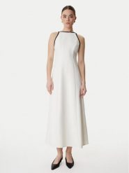 Marella Sukienka koktajlowa Sapore 2613221113 Écru Regular Fit. Sukienki damskie Marella, bez wzorów, z syntetyku, wizytowe, bez ramiączek. Za 1,359.00 zł.