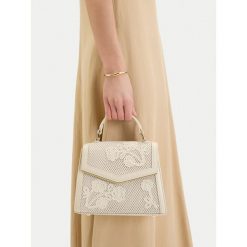 Torebka Nine West. Brązowe kuferki damskie Nine West, bez wzorów, bez dodatków. Za 249.99 zł.