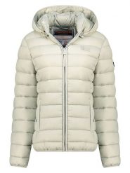 Geographical Norway Kurtka pikowana "Atichoko" w kolorze kremowym rozmiar: XXL. Brązowe kurtki damskie Geographical Norway, xxl, bez wzorów, bez kaptura. Za 143.45 zł.
