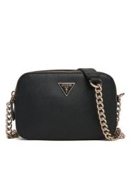 Guess Torebka Noelle II HWZG96 72140 Czarny. Czarne torebki wieczorowe damskie Guess, z aplikacjami, ze skóry, bez dodatków. Za 379.99 zł.