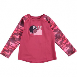 Koszulka "Thea 701" w kolorze różowym. Czerwone koszulki i t-shirty dziewczęce Lego Wear Fashion, z okrągłym kołnierzem, z długim rękawem. W wyprzedaży za 47.95 zł.