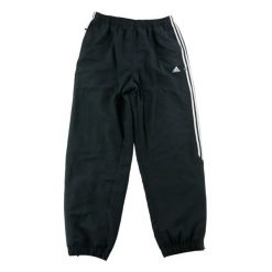 Second life - Spodnie dresowe damskie 3-Stripes z suwakiem u dołu - Jak nowy. Czarne spodnie sportowe damskie Adidas, l, bez wzorów, z dresówki, do biegania. Za 85.16 zł.