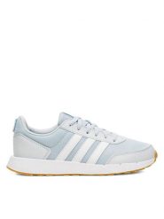 Adidas Sneakersy RUN50S IG6558 Niebieski. Niebieskie obuwie sportowe damskie Adidas, z materiału, bez zapięcia. Za 219.99 zł.