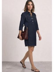 Street One Sukienka dżinsowa w kolorze granatowym rozmiar: 38. Niebieskie sukienki damskie Street One, bez wzorów, street, bez ramiączek. Za 214.95 zł.