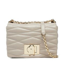 Torebka Furla. Brązowe torebki wieczorowe damskie Furla, bez wzorów, bez dodatków. Za 1,209.00 zł.