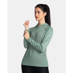 Damska bluza fitness Kilpi AILEEN-W. Zielone bluzy damskie Kilpi, xs, bez wzorów, bez kaptura. Za 189.67 zł.