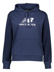 New Balance Bluza "Essentials" w kolorze granatowym rozmiar: S. Niebieskie bluzy damskie New Balance, s, bez wzorów, z bawełny, z kapturem. Za 122.09 zł.