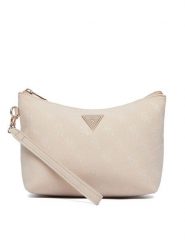 Guess Kosmetyczka PW7581 P6374 Beżowy. Brązowe torebki klasyczne damskie Guess, z materiału, bez dodatków. Za 264.99 zł.