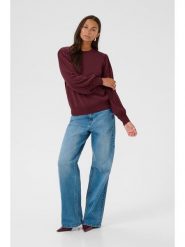 Kaffe Sweter w kolorze czerwonym rozmiar: M. Czerwone swetry klasyczne damskie Kaffe, m, bez kołnierzyka. Za 187.52 zł.