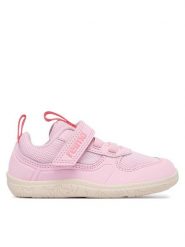 Reima Sneakersy Telmin 5400175A-4250 Różowy. Czerwone buty sportowe dziewczęce Reima, bez wzorów, ze skóry, bez zapięcia. Za 349.99 zł.