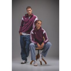Bluza damska z kapturem Erima Celebrate 125 Training. Czerwone bluzy damskie Erima, bez wzorów, z materiału, z kapturem. Za 264.50 zł.