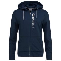 Bluza z kapturem damska Club Greta. Niebieskie bluzy damskie Head, s, bez wzorów, z bawełny, z kapturem. Za 168.50 zł.