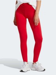 Adidas Legginsy w kolorze czerwonym rozmiar: S. Czerwone legginsy damskie Adidas, s, bez wzorów. Za 113.90 zł.