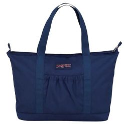 Torba sportowa damska Daily Tote. Niebieskie torby sportowe Jansport, bez wzorów, z materiału. Za 129.99 zł.