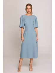 Stylove Sukienka w kolorze błękitnym rozmiar: M. Niebieskie sukienki damskie Stylove, bez wzorów, bez ramiączek. Za 269.81 zł.