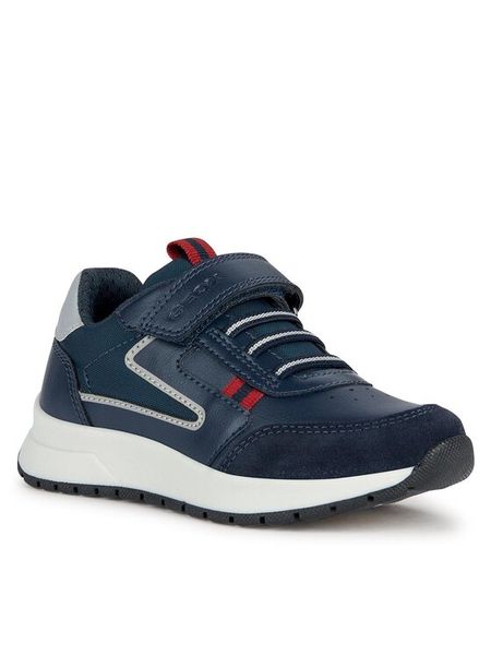 Geox Sneakersy J Briezee Boy J36GMA 054FU C4244 S Granatowy. Niebieskie buty sportowe chłopięce Geox, ze skóry, bez zapięcia. Za 169.99 zł.