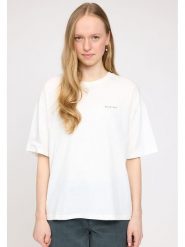 MAZINE Koszulka "Tonya" w kolorze białym rozmiar: XS. Białe bluzki damskie MAZINE, xs, bez wzorów, z bawełny, bez kołnierzyka, bez ramiączek. Za 52.30 zł.
