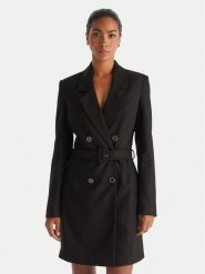 Guess Marynarka W5BK54 W2422 Czarny Regular Fit. Czarne marynarki i żakiety damskie Guess, xl, z aplikacjami, z syntetyku. Za 799.99 zł.