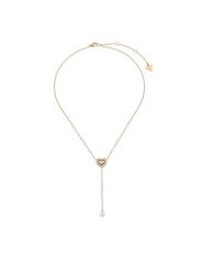 Guess Naszyjnik JUBN06 007JW Złoty. Żółte naszyjniki damskie Guess, złote. Za 399.99 zł.