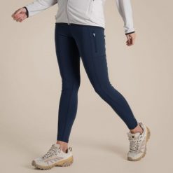 Legginsy damskie Craghoppers NosiLife Adeena. Zielone legginsy damskie Craghoppers, bez wzorów, z materiału. Za 382.60 zł.