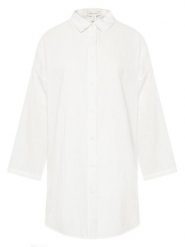 Ysabel Mora Koszula 86148 Biały Relaxed Fit. Białe koszule damskie ysabel mora, xxl, bez wzorów, z bawełny, bez kołnierzyka, bez ramiączek. Za 149.99 zł.