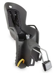 Hamax Fotelik rowerowy "Amiga" w kolorze szaro-czarnym - 9 m+ rozmiar: onesize. Czarne foteliki rowerowe HAMAX. Za 217.99 zł.