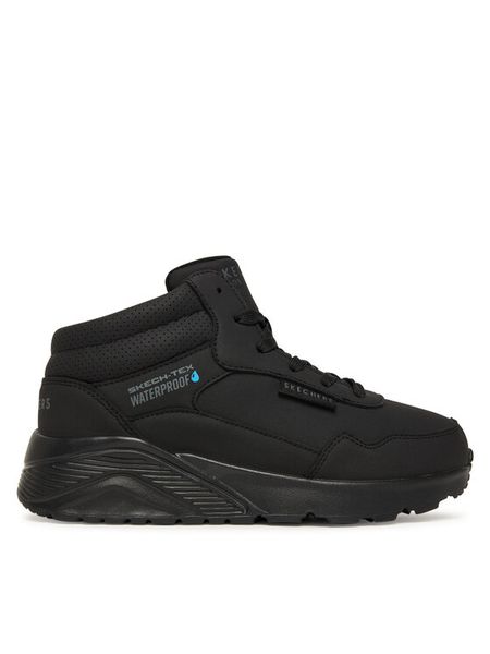Skechers Sneakersy Uno Lite 417009L BBK Czarny. Czarne buty sportowe chłopięce Skechers, ze skóry, bez zapięcia. Za 231.99 zł.