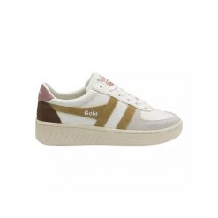 Baskets Femme Baskets Gola GRANDSLAM TRIDENT Blanc Blanc Gola. Białe obuwie sportowe casual damskie Gola. Za 449.00 zł.