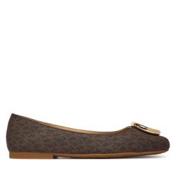 Baleriny MICHAEL Michael Kors. Brązowe balerinki damskie MICHAEL Michael Kors, bez wzorów. Za 659.99 zł.