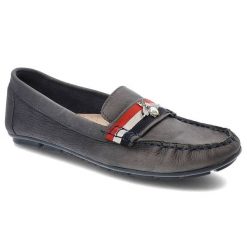 Mokasyny damskie Chebello, wsuwane ze skóry naturalnej, granatowe, 2273_008-000-PSK-S42. Niebieskie mokasyny damskie CheBello, z gumy, bez obcasa. Za 219.00 zł.