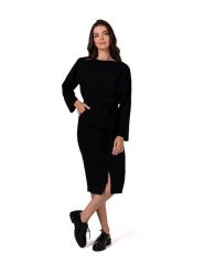 Be Wear Sukienka w kolorze czarnym rozmiar: XL. Czarne sukienki damskie Be Wear, bez wzorów, z tkaniny, bez ramiączek. Za 122.67 zł.