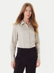 Vero Moda Koszula Merle 10334598 Beżowy Regular Fit. Brązowe koszule damskie Vero Moda, l, bez wzorów, z syntetyku, bez kołnierzyka, bez ramiączek. Za 129.99 zł.