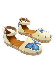 Calceo Espadryle w kolorze jasnożółtym ze wzorem rozmiar: 36. Brązowe espadryle damskie Calceo, bez wzorów, bez obcasa. Za 131.74 zł.