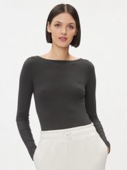 Lee Bluzka 112341577 Szary Slim Fit. Szare bluzki damskie Lee, xl, bez wzorów, z syntetyku, bez kołnierzyka, bez ramiączek. W wyprzedaży za 109.99 zł.