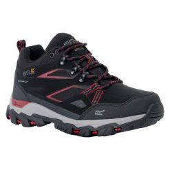 Damskie Buty Do Chodzenia Holcombe III Low. Czarne obuwie trekkingowe damskie Regatta, z gumy, bez zapięcia. Za 336.99 zł.
