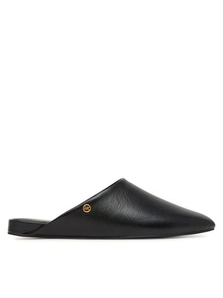 MICHAEL Michael Kors Klapki Cady 40T6CDFP1L Czarny. Czarne klapki damskie MICHAEL Michael Kors, bez wzorów, ze skóry, bez obcasa, bez zapięcia. Za 699.99 zł.