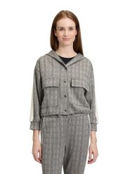 BETTY & CO Kurtka przejściowa w kolorze szaro-kremowym rozmiar: S. Szare kurtki damskie Betty & Co, s, bez wzorów, bez kaptura. Za 105.14 zł.