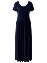 Oui Sukienka w kolorze granatowym rozmiar: 44. Niebieskie sukienki damskie Oui, bez wzorów, bez ramiączek. Za 304.99 zł.