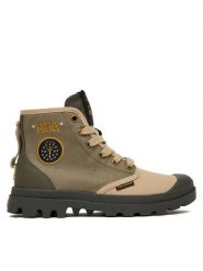 Palladium Trapery Pampa Hawkins Police 94624-308-M Zielony. Zielone trapery damskie Palladium, z materiału, bez zapięcia. Za 449.99 zł.