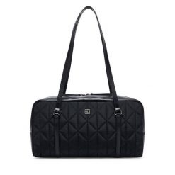 Torebka Calvin Klein. Czarne torebki klasyczne damskie Calvin Klein, z nylonu, bez dodatków. Za 529.99 zł.