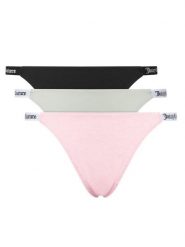 Juicy Couture Komplet stringów JCTTH225951 Kolorowy. Komplety bielizny Juicy Couture, bez wzorów, z bawełny. Za 139.99 zł.
