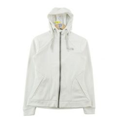Kurtka polarowa damska z zamykanymi kieszeniami. Białe kurtki damskie The North Face, m, bez wzorów, z materiału, bez kaptura. Za 168.96 zł.