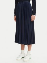 Lacoste Spódnica plisowana JF1402 Granatowy Regular Fit. Niebieskie spódnice damskie Lacoste, l, bez wzorów, z syntetyku. Za 789.99 zł.