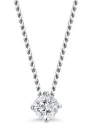 Diamant Exquis Złoty naszyjnik z diamentową zawieszką - dł. 45 cm rozmiar: onesize. Szare naszyjniki damskie Diamant Exquis, z diamentem, złote. Za 1,840.99 zł.