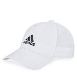 Czapka z daszkiem adidas. Białe czapki z daszkiem damskie Adidas, bez wzorów. Za 89.99 zł.