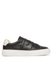 Calvin Klein Sneakersy Cupsole Slip On - He Nappa HW0HW02471 Czarny. Czarne obuwie sportowe damskie Calvin Klein, ze skóry, bez zapięcia. W wyprzedaży za 289.99 zł.