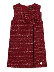 Guess Sukienka elegancka K6BK09 W3994 Czerwony ciemny Regular Fit. Czerwone sukienki dziewczęce Guess, z aplikacjami, z syntetyku, bez ramiączek. Za 324.99 zł.
