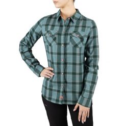 Koszula z długim rękawem damska Viking Bamboo Shamrock Lady. Niebieskie koszule damskie Viking, s, bez wzorów, sportowe, bez kołnierzyka, bez ramiączek. Za 229.90 zł.