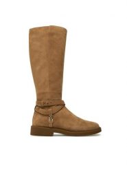 MICHAEL Michael Kors Kozaki Abigail Boot 40F4ABMB5S Beżowy. Brązowe kozaki damskie MICHAEL Michael Kors, ze skóry, bez obcasa, na płaskiej podeszwie, bez zapięcia. Za 1,579.00 zł.
